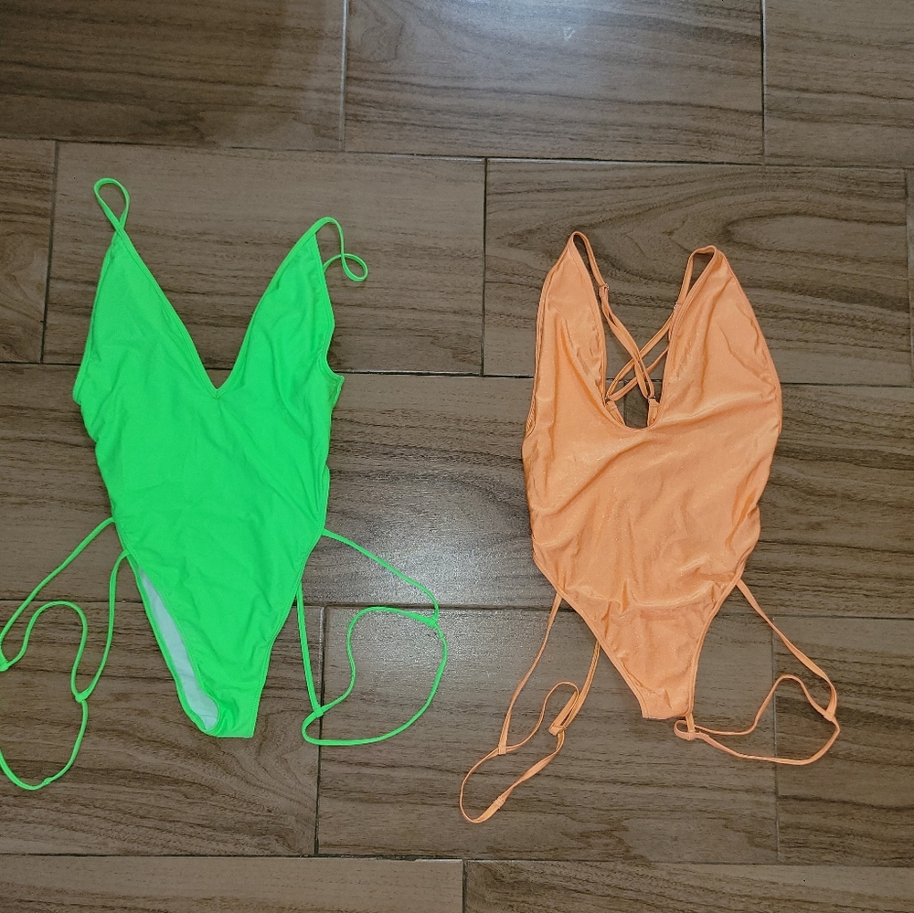 Sexy One piece garter Swimsuits